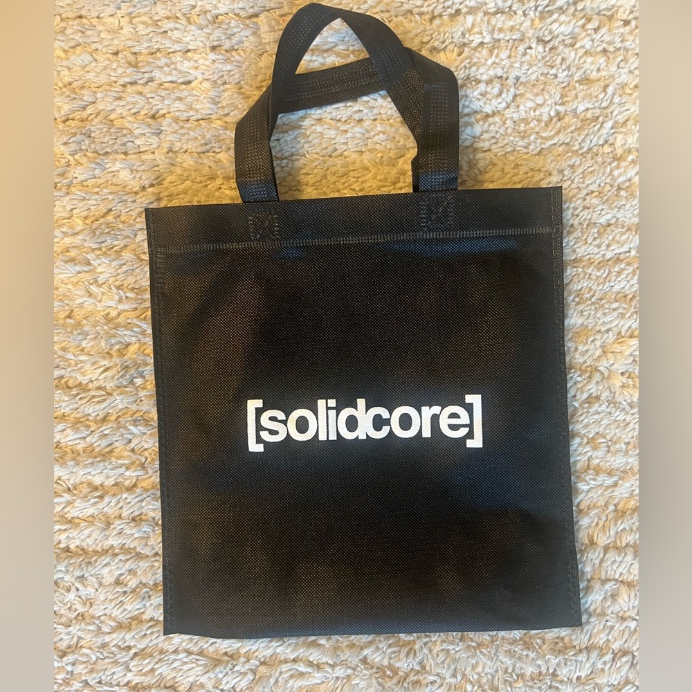 Solidcore Black Tote Bag